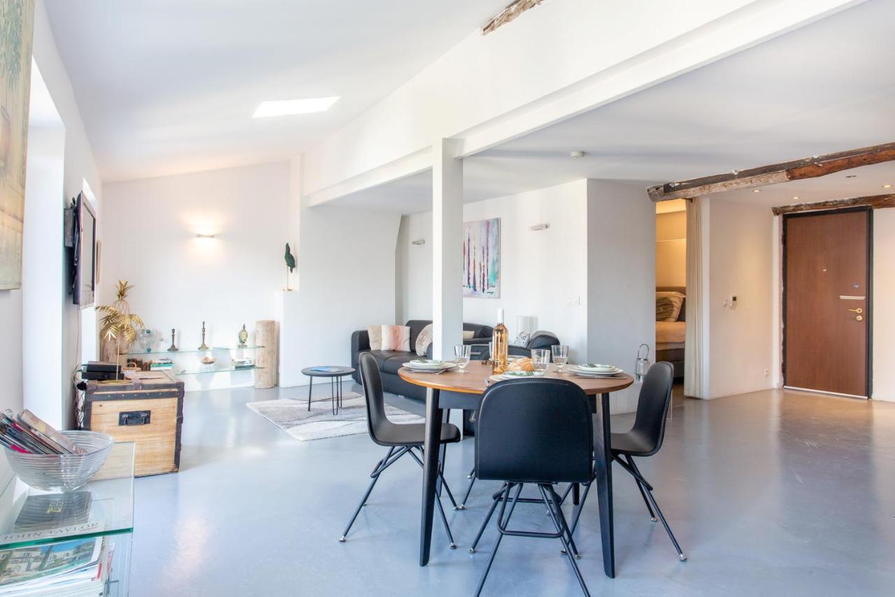 Ross 5- F2, Lumineux, Balcon, Loft, Clim, Vieux-Nizza Kültér fotó