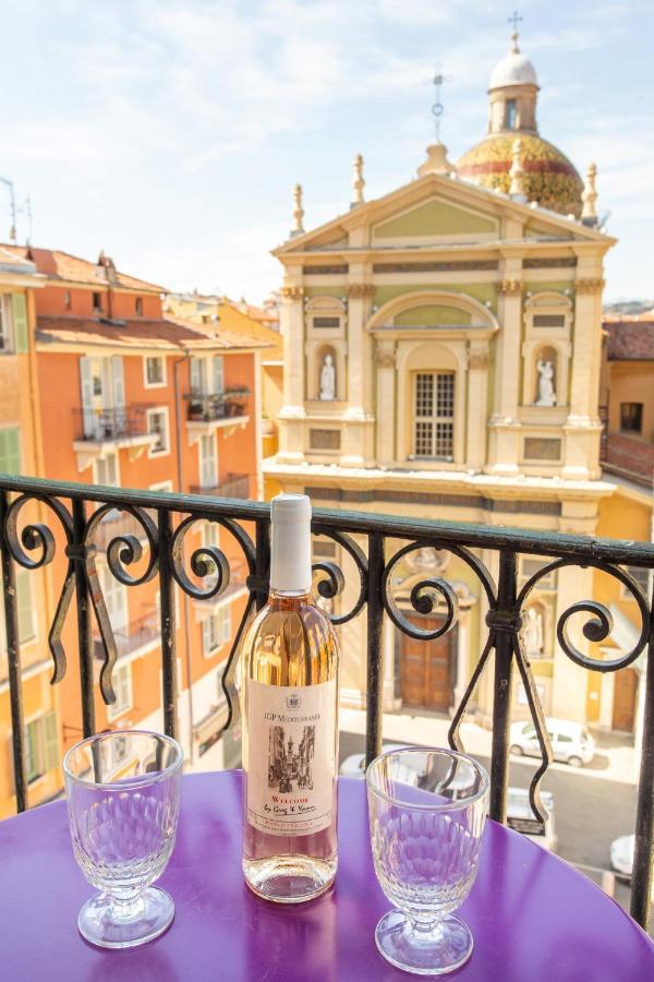 Ross 5- F2, Lumineux, Balcon, Loft, Clim, Vieux-Nizza Kültér fotó