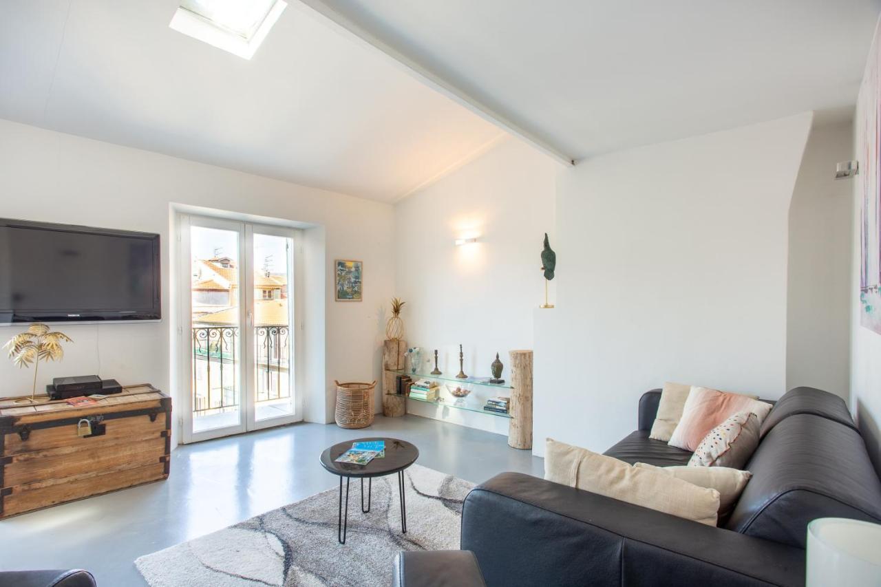 Ross 5- F2, Lumineux, Balcon, Loft, Clim, Vieux-Nizza Kültér fotó