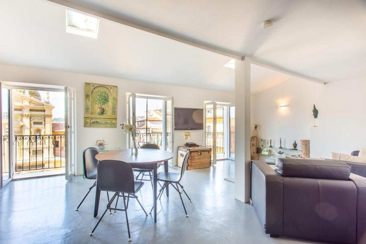 Ross 5- F2, Lumineux, Balcon, Loft, Clim, Vieux-Nizza Kültér fotó
