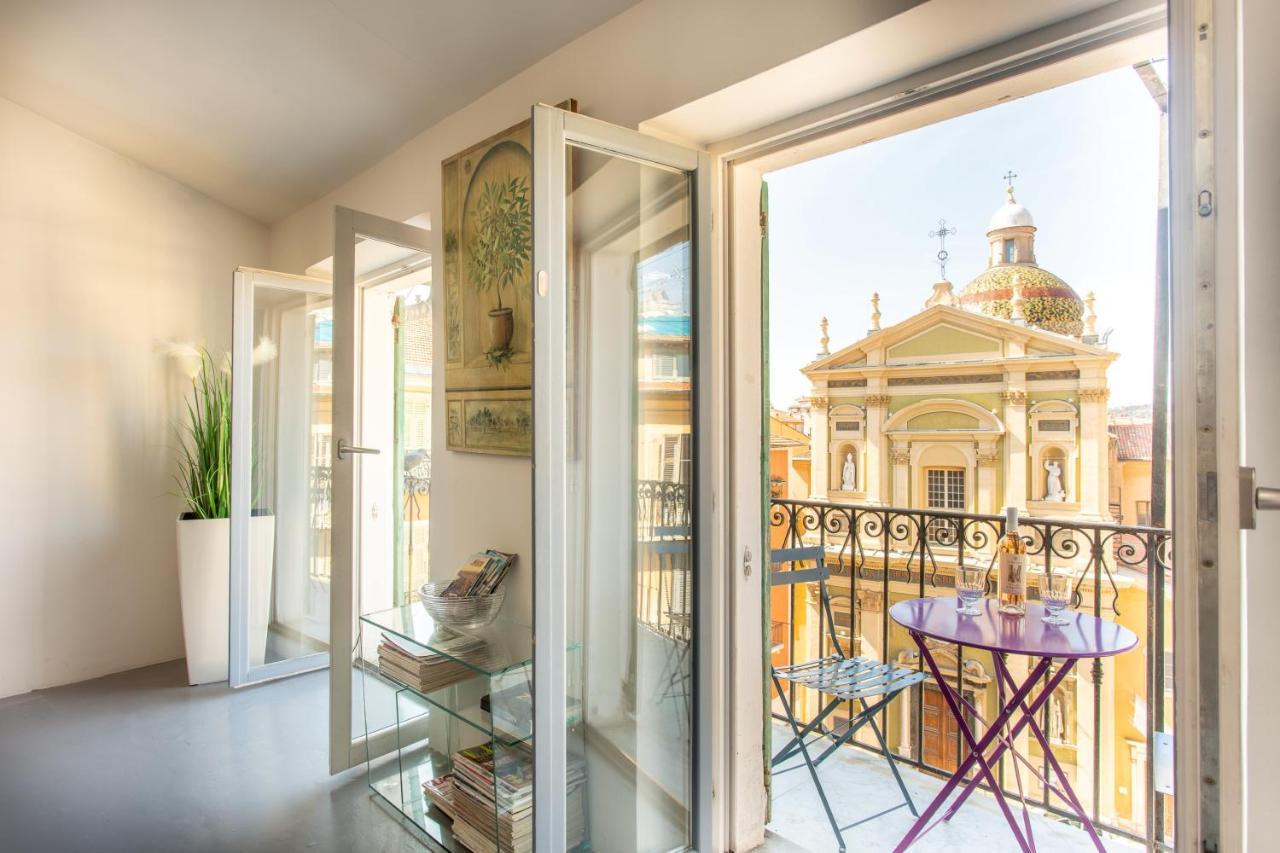 Ross 5- F2, Lumineux, Balcon, Loft, Clim, Vieux-Nizza Kültér fotó