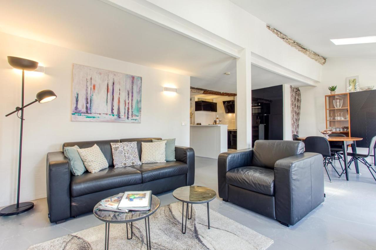 Ross 5- F2, Lumineux, Balcon, Loft, Clim, Vieux-Nizza Kültér fotó