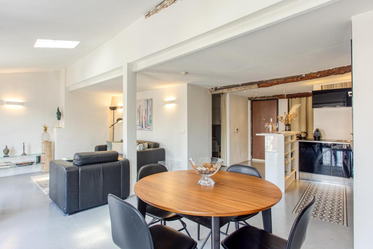 Ross 5- F2, Lumineux, Balcon, Loft, Clim, Vieux-Nizza Kültér fotó