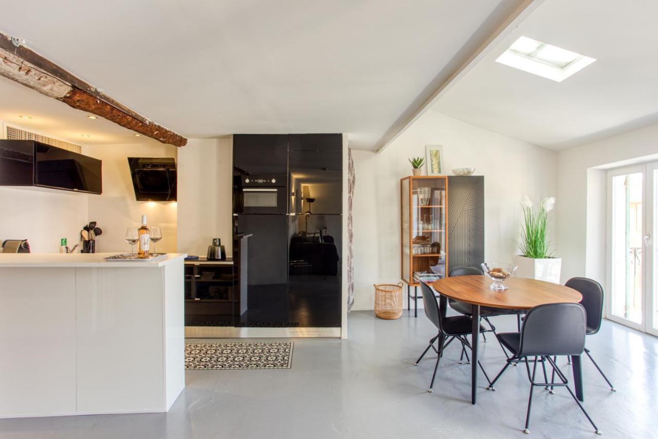 Ross 5- F2, Lumineux, Balcon, Loft, Clim, Vieux-Nizza Kültér fotó