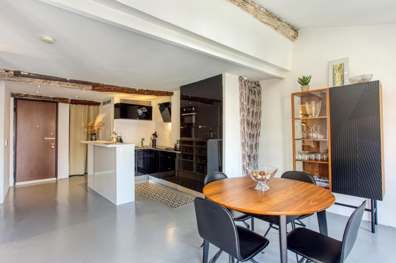 Ross 5- F2, Lumineux, Balcon, Loft, Clim, Vieux-Nizza Kültér fotó