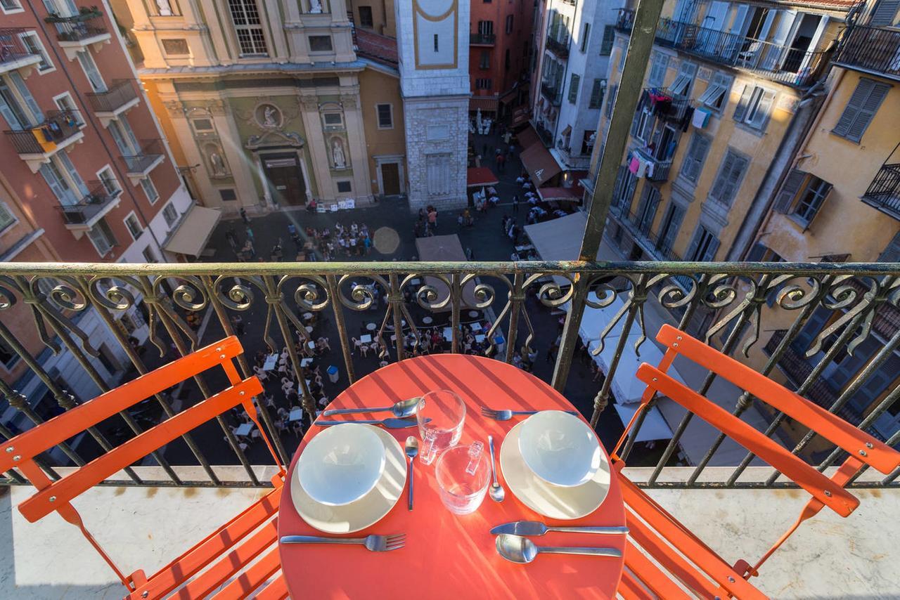 Ross 5- F2, Lumineux, Balcon, Loft, Clim, Vieux-Nizza Kültér fotó